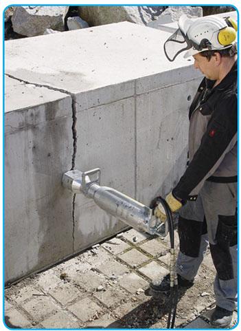 Darda hydraulic rock and concrete splitter — Entrepot Marketing
