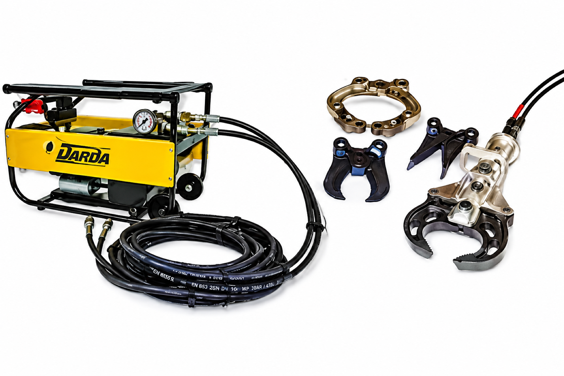 Darda hydraulic crusher and shear attachment — Entrepot Marketing