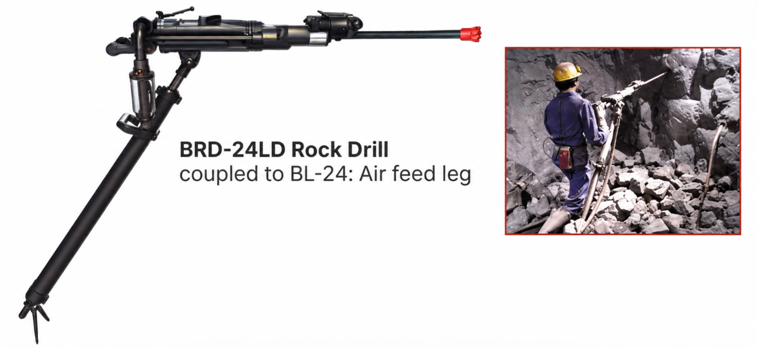 Big Stone Pneumatic Leg Drill — Entrepot Marketing Singapore